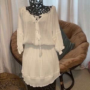 white off shoulder dress